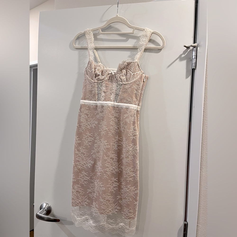 Victoria secret bustier corset dress